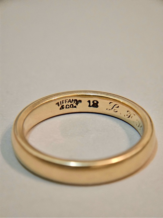 Tiffany & Co. Jewelry - Antique Tiffany & Co. 18k Yellow Gold Wedding Band Ring 1900’s 6.5 Comfort Fit